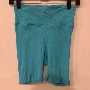 Year of Ours Ribbed V Waist Biker Shorts